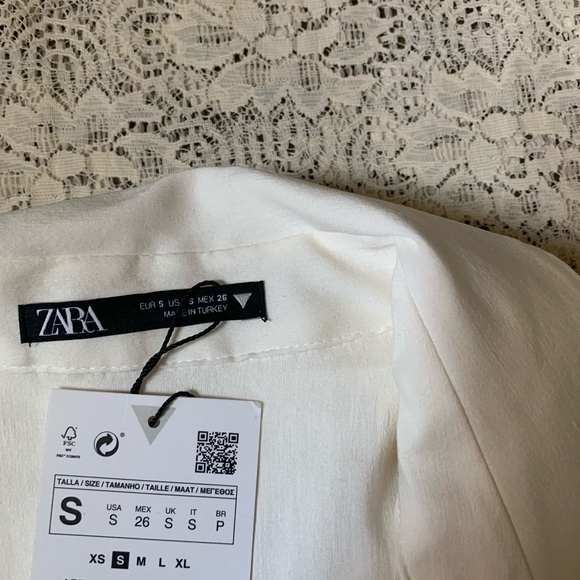 ZARA STRETCH LINEN BLEND CUT OUT BODYSUIT. - Picture 7 of 11